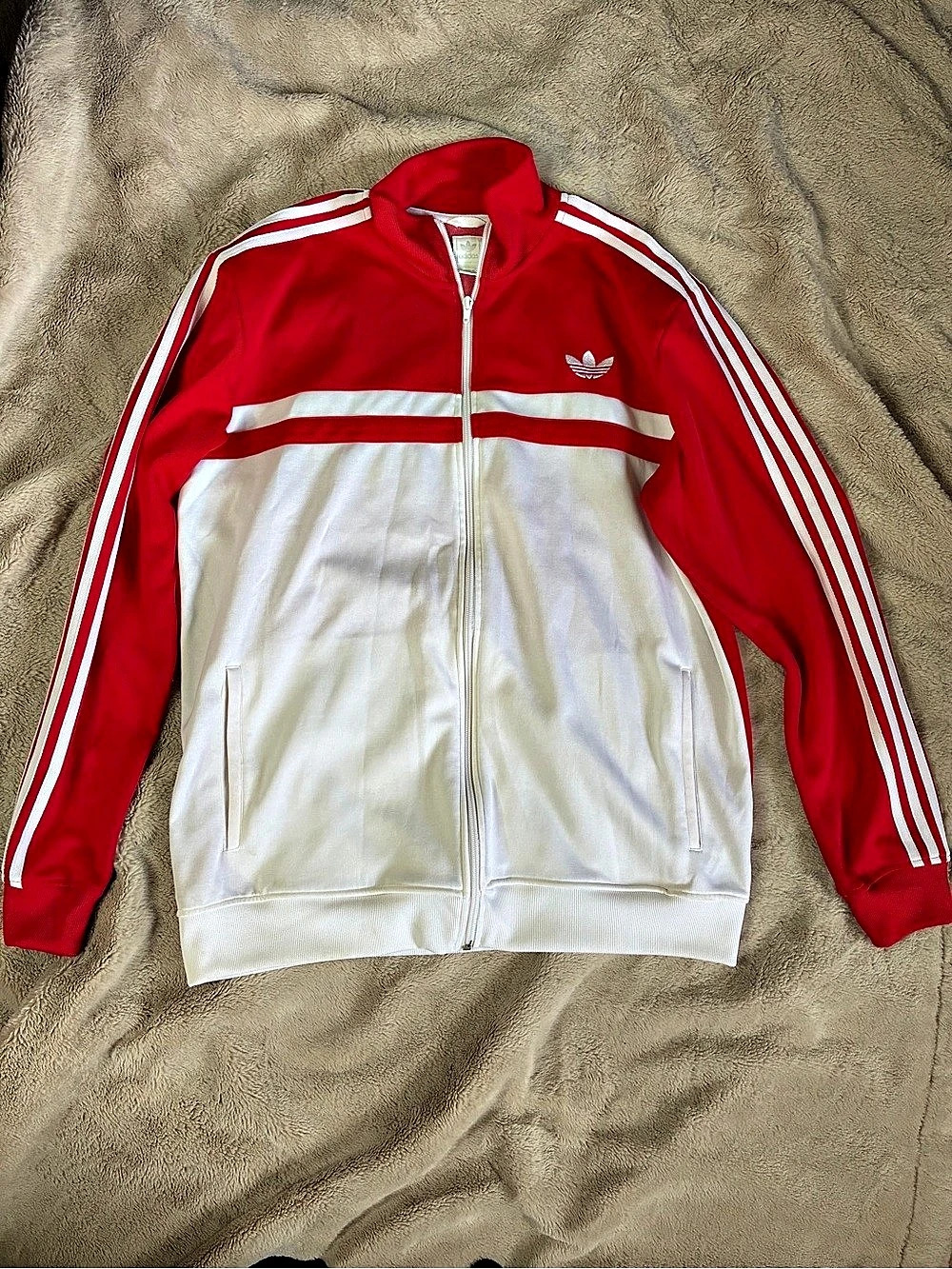 adidas Originals Retro Track Jacket Red White
